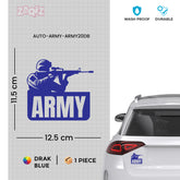 Compact Army Emblem Car Safety Decal